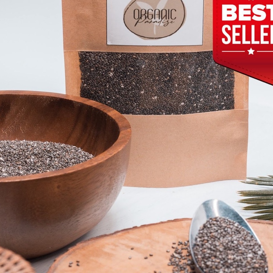 

Sale Black Chia seed 5 gr Premium Organic Paradise Buruan Beli