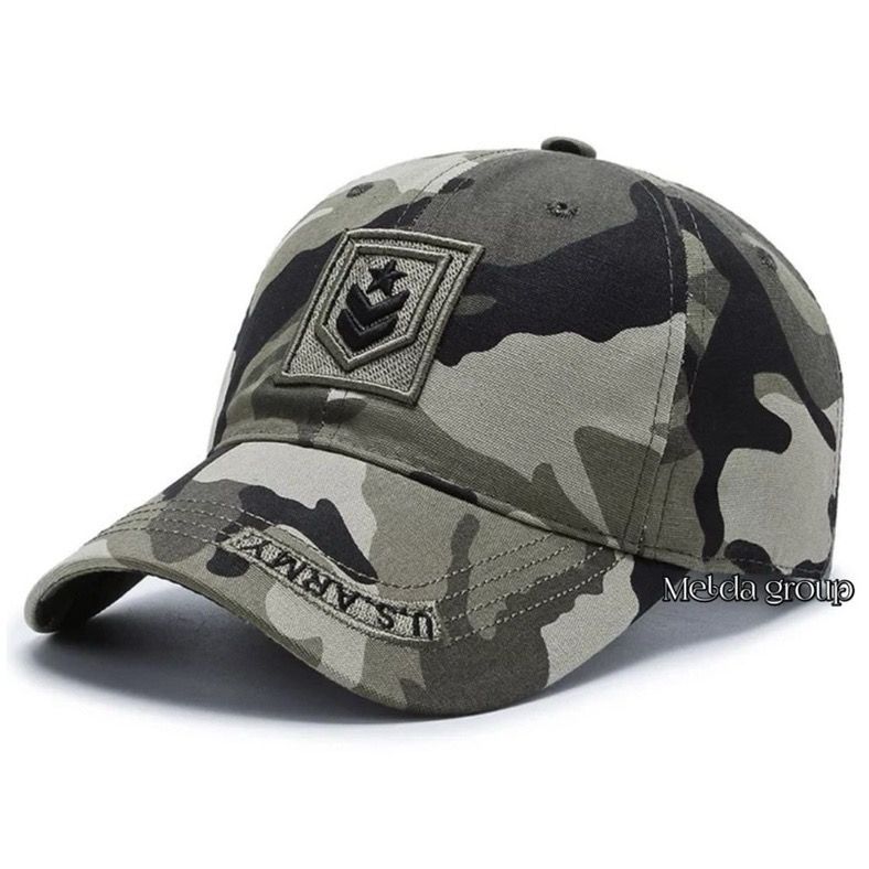 Topi Baseball Distro Army Camo Us Terbaru Hat Pria Dan Wanita Dewasa Kekinian 2024 Royal Chakop Besi