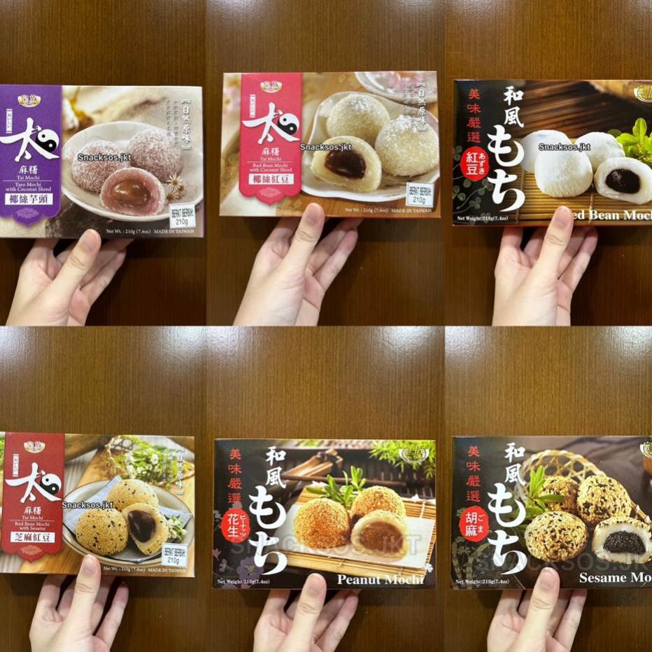 

Best Produk ROYAL FAMILY RED BEAN MOCHI PEANUT MOCHI SESAME MOCHI WITH COCONUT SHARD MOTCHI Laris