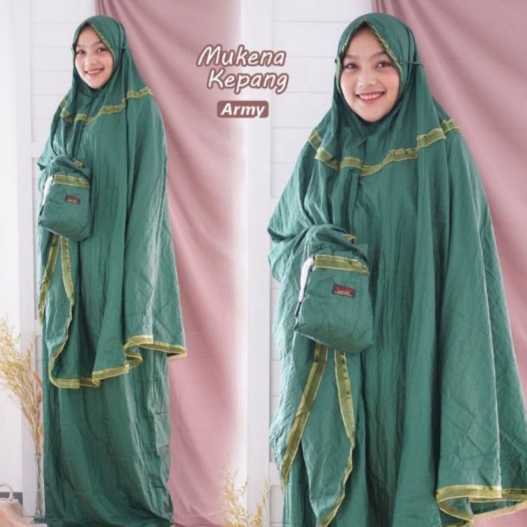 Terkini MUKENA PARASUT PITA TAS KEPANG