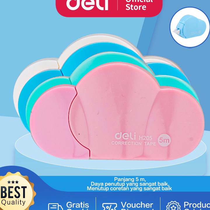 

Terbaru Deli Koreksi Pita 5m daya penutup yang sangat baik EH251