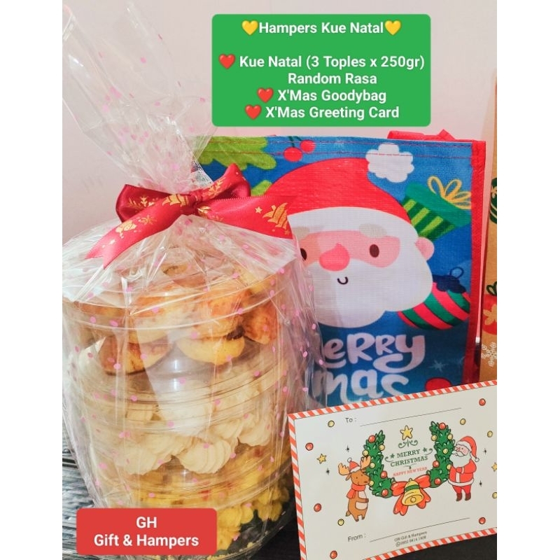 Kue Natal Hampers Christmas Paket Kue Kado Hadiah GiftSet