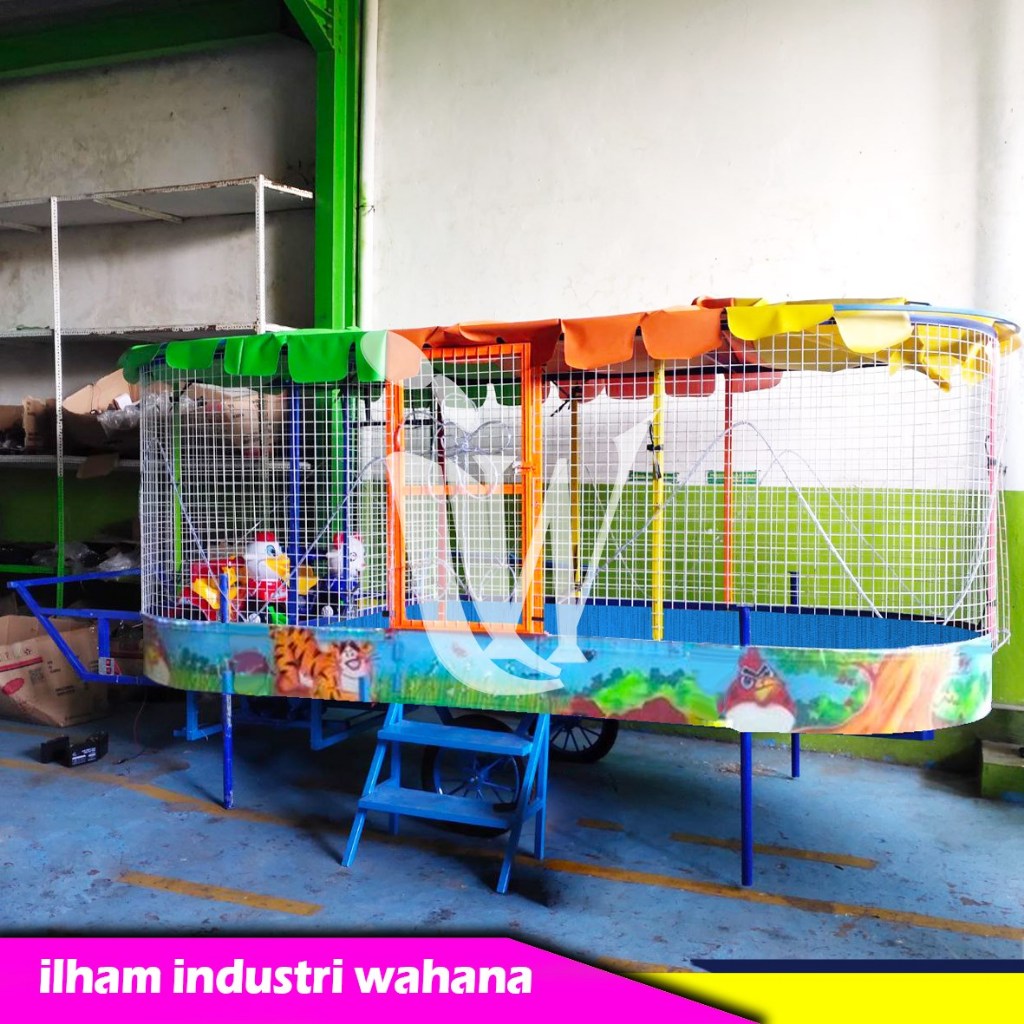 odong-odong mandi bola airbrush lengkap 2 odong goyang