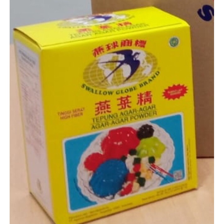 

Kode OOQ88 Agar Agar Swallow Globe 1 box isi 12 sachet BeningPlain