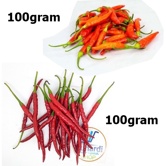 

CABE MERAH RAWIT MERAH Hijau 1GRAM