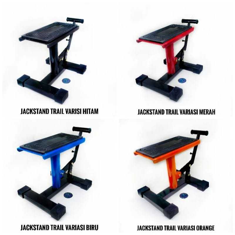STANDAR JACKSTAND UNIVERSAL PEDOK SEMUA SUPERMOTO MOTOCROSS TRAIL KLX CRF D TRACKER KTM KSR WR JACK 