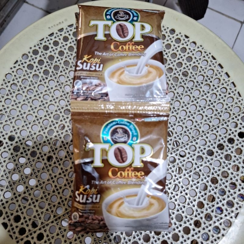 

kopi top kopi susu 1 renteng isi 12 pcs