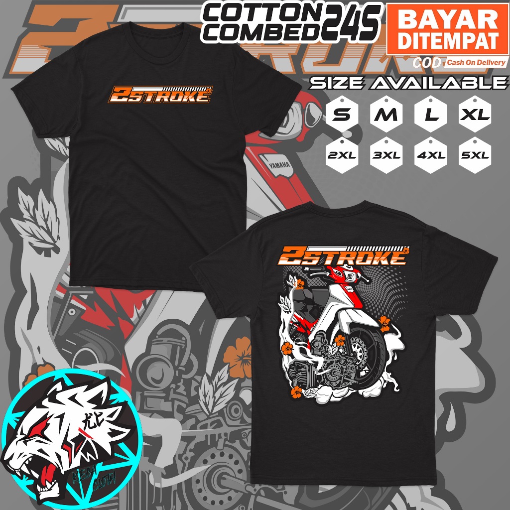 Kaos Fiz R 2 Stroke Big Size Jumbo Tshirt 2stroke Racing