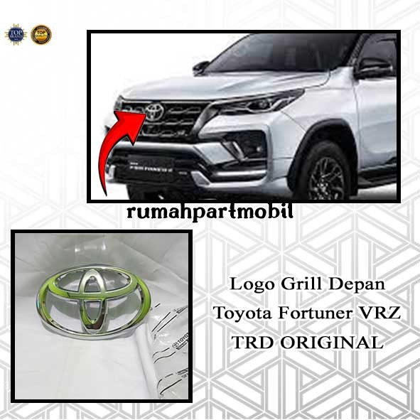 Logo Grill Depan Toyota Fortuner VRZ TRD