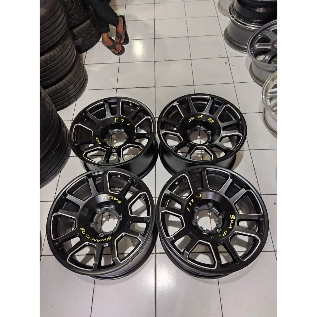 velg mobil bekas swampres RING 18 pcd 6x139 plus ban 265 60 r18