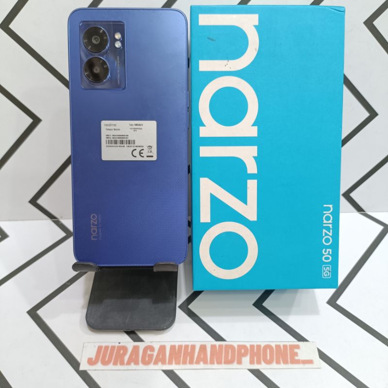 Realme Narzo 50 5G Ram 6/128GB Hp Second Seken Bekas Fullset