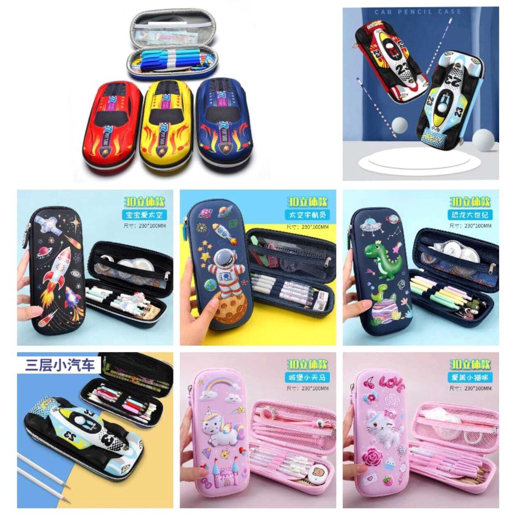 

Jual zwq Kotak Pensil 3D Anak Sekolah TK SD Pencil Case 3D Bahan EVA SY