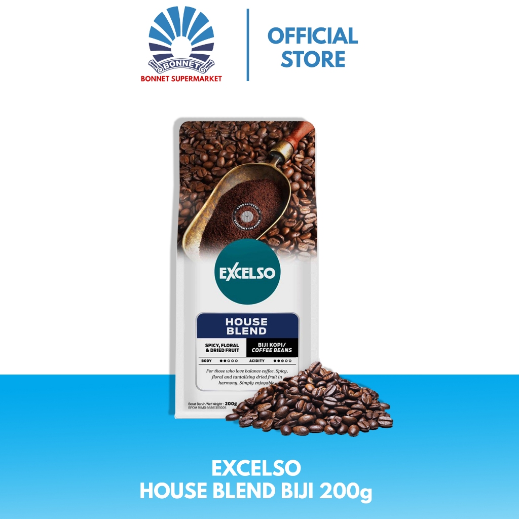 

Excelso House Blend Biji 200g 8991002102637