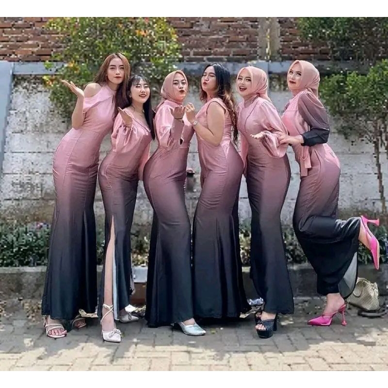 BAHAN/KAIN ARMANI GRADASI OMBRE/ARMANY OMBRE MURAH