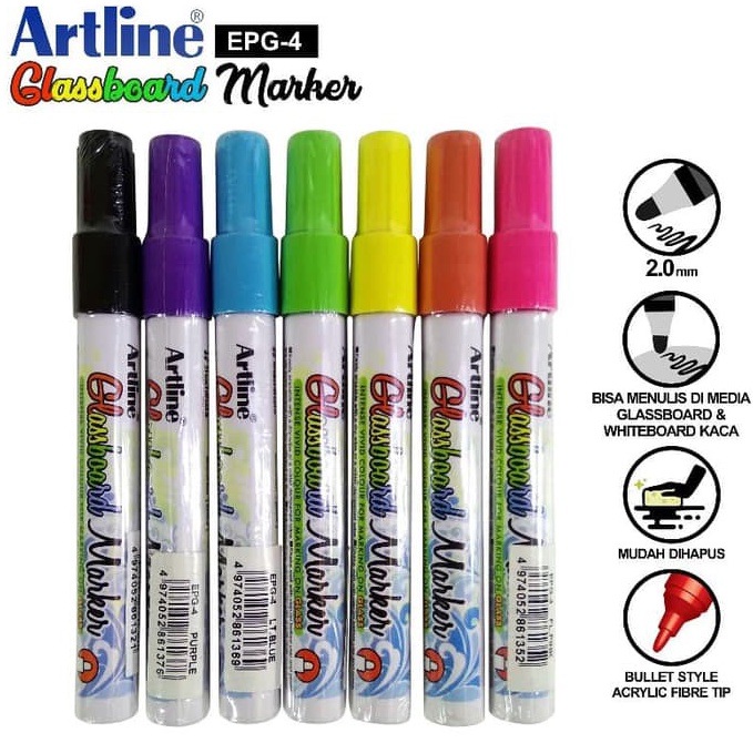 

Grosir Artline Glassboard Marker EPG 4 2MM WYS