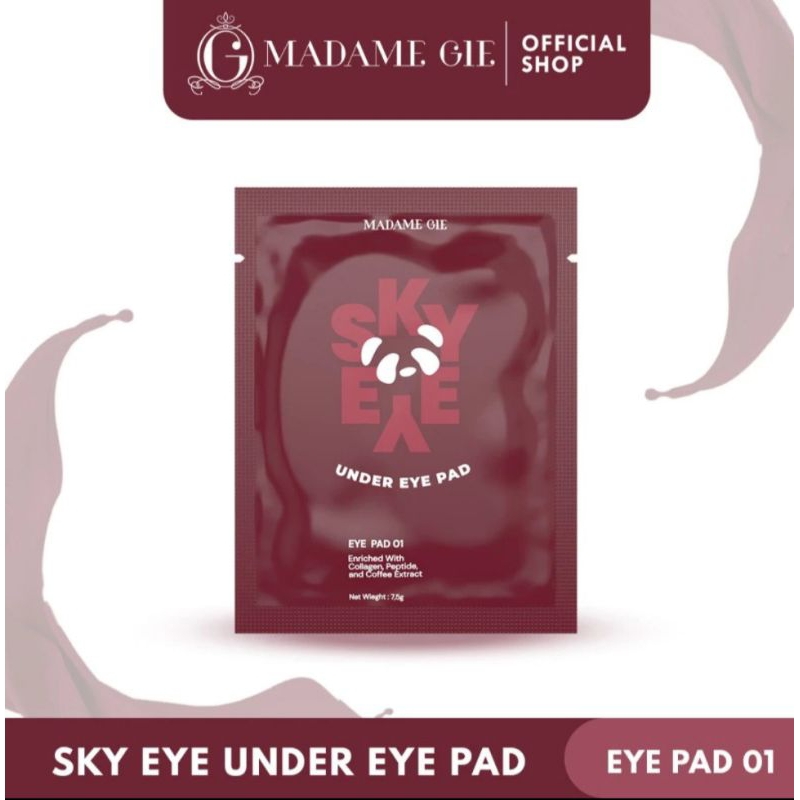 madame Gie under eye pad 01 masker mata