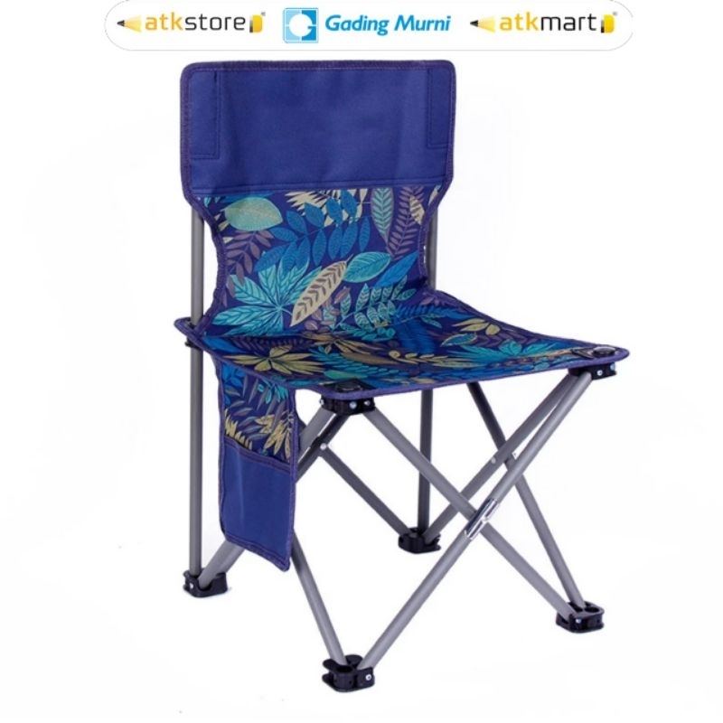 V-tec Kursi Lipat Daun - Kursi Serbaguna Outdoor - Kursi Lipat Mancing - Folding Chair Stool Portabl
