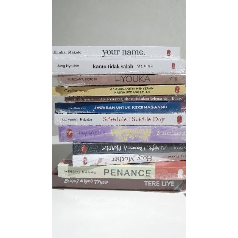 PRELOVED BUKU FIKSI / NON-FIKSI READYSTOCK