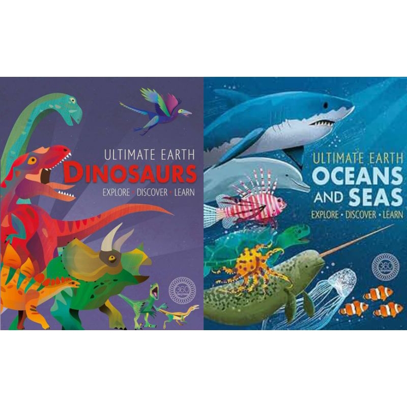 Ultimate earth : Dinosaurs / Oceans and seas - Explore discover learn - Hardcover