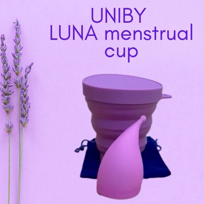 New Recommendedi7I2u UNIBY Luna Silicone Menstrual Cup Reusable  Safe for Women