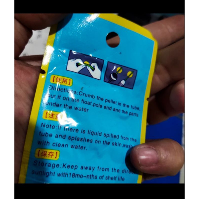 fosfor pancing isi 2 per 1 bungkus axella light stick