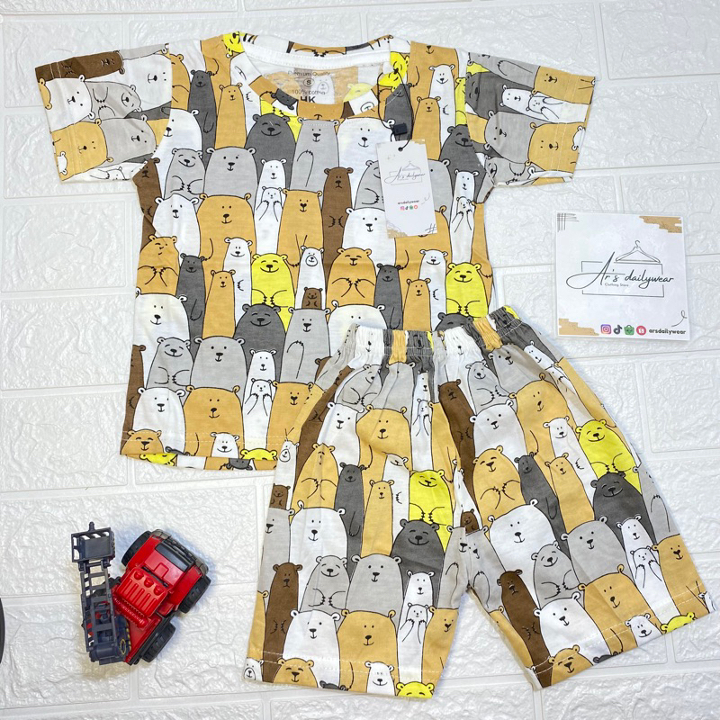 Setelan Anak / Baju Anak / Pakaian Anak | Motif We Bare Bears