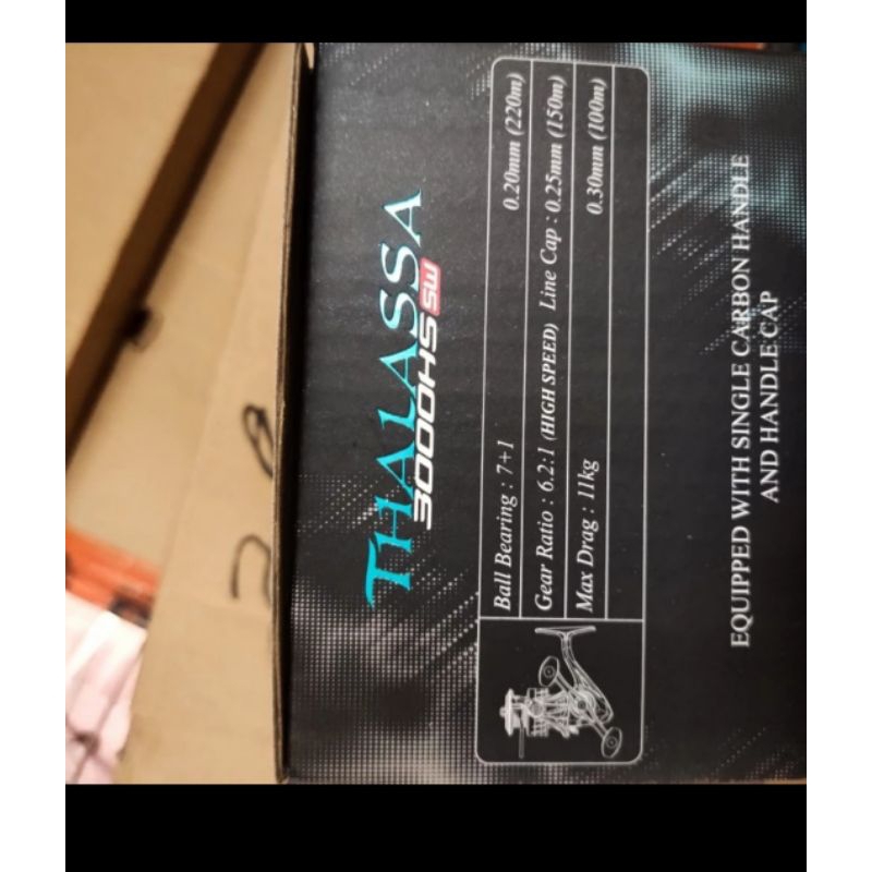 reel daido thalassa 2000 3000 hs type saltwater power handel
