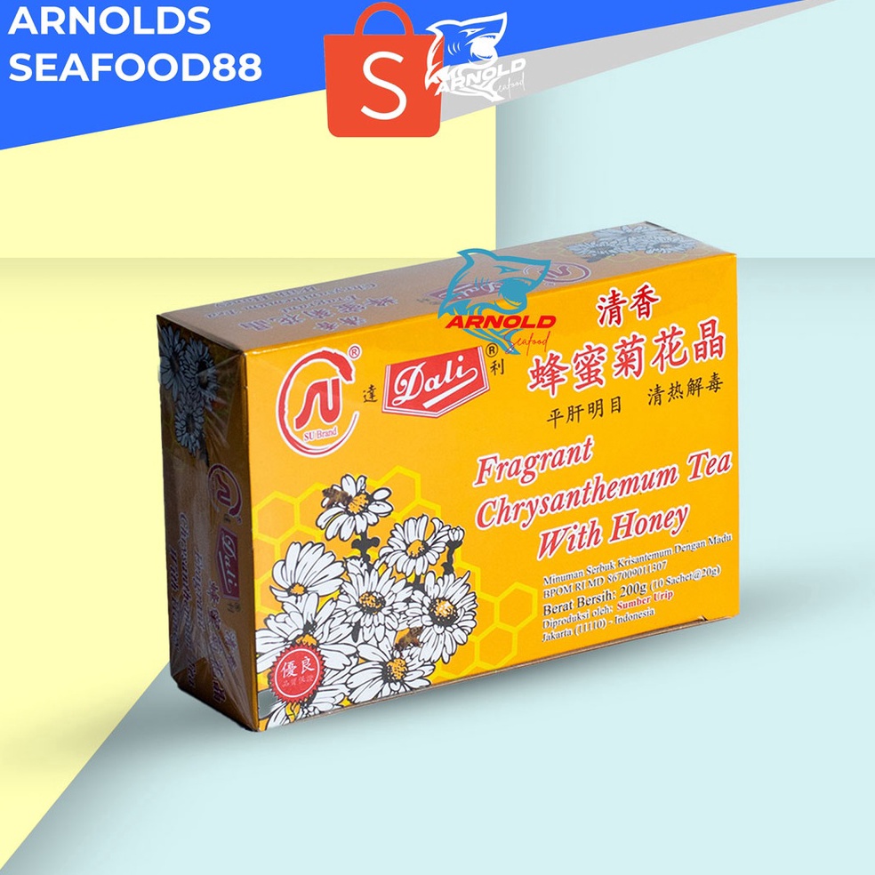 

HEMAT PROMO Dali Crysanthemum tea with honey su brand 2gr teh bunga dengan madu free packing