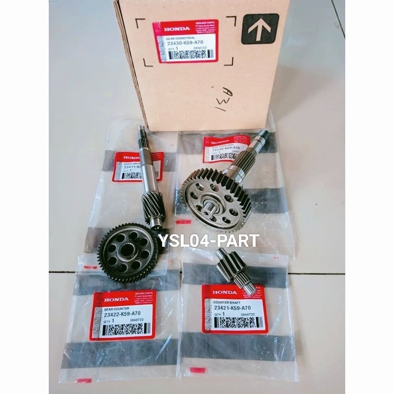 GIGI RASIO K59 GIGI RASIO SET VARIO 150 FI VARIO 150 NEW ORI