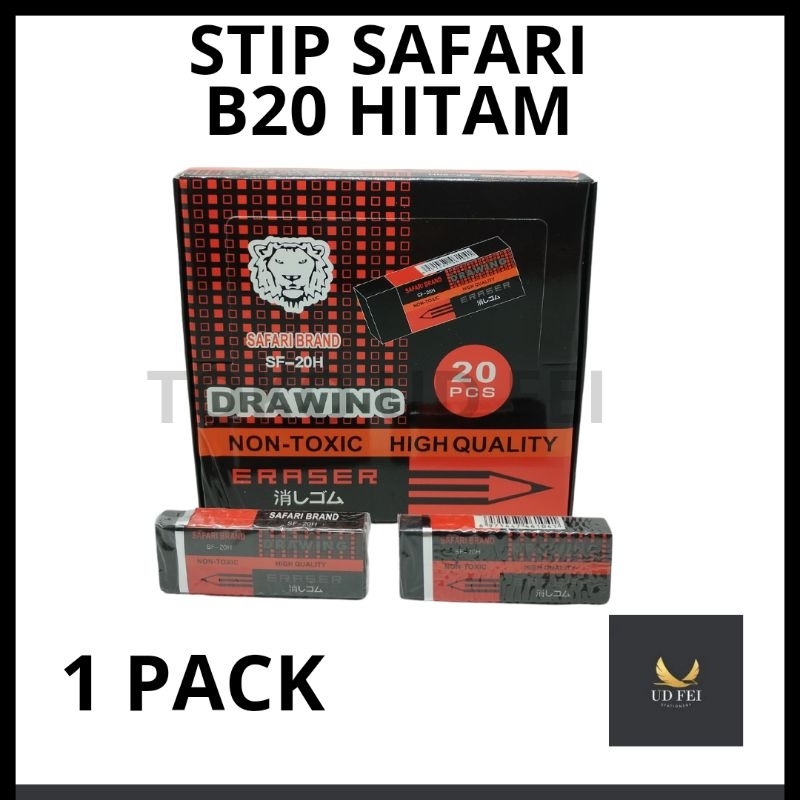 

(1 PACK) B20 Stip Safari brand/ Stip Safari Besar/ Stip Safari Hitam