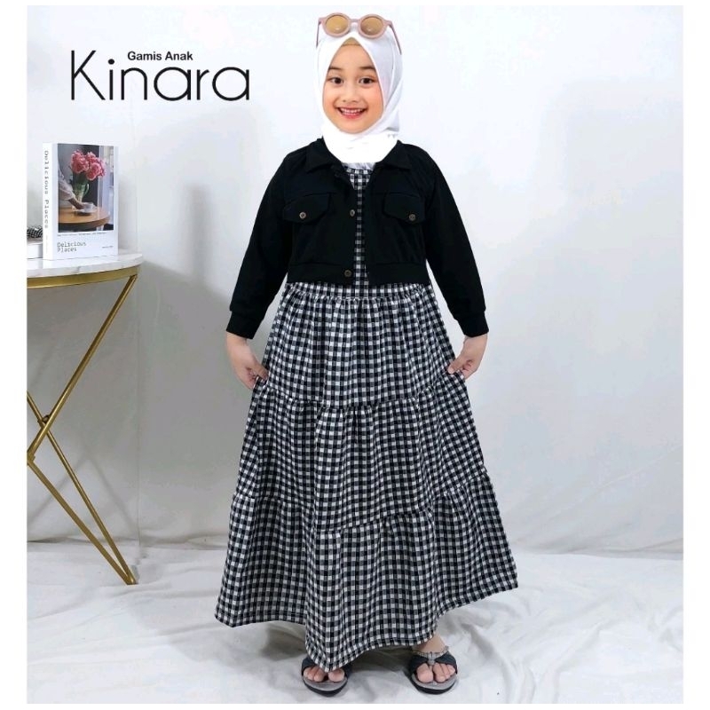 Gamis Rompi anak perempuan