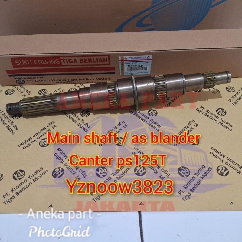 as blander ps125 canter main shaft as jantung as direk ps125 canter