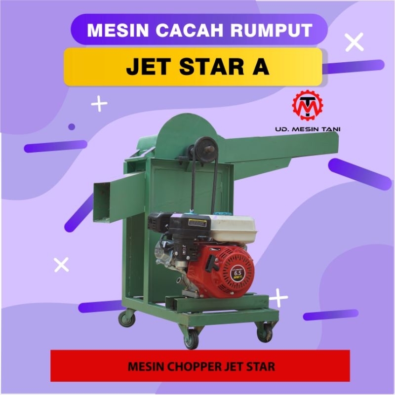 Mesin Chopper Cacah Rumput Jet Star Tanpa penggerak