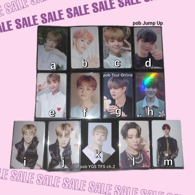 Photocard Jihoon Treasure YGS CH2 Boneka Benefit Applewood Jumatan Seragam Pout Kebun JumpUp