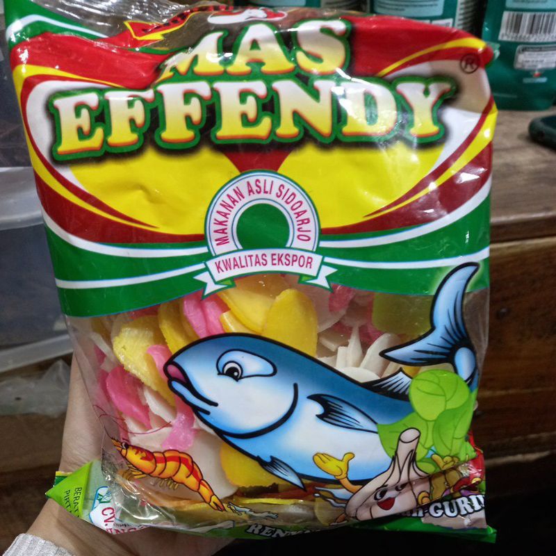 

KERUPUK WARNA WARNI MAS EFFENDY 250 GR