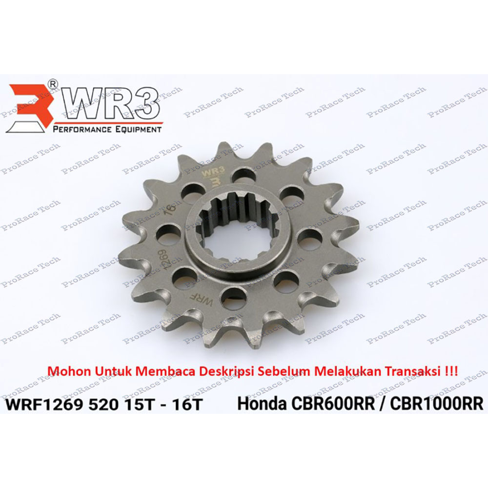 Gear Depan WR3 WRF 1269 520 CBR 600RR CBR 1000RR 428 KLX 150 CRF 150