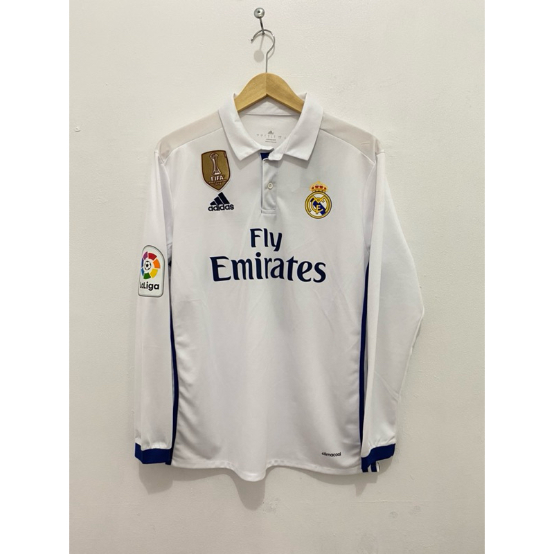 Jersey Retro Rare Long Sleeve Real Madrid 2016-2017 Ronaldo 7