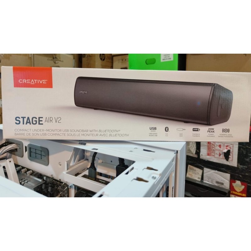 Creative Labs Stage Air V2 Bluetooth 5.3 Speaker Soundbar Battery Speaker portable