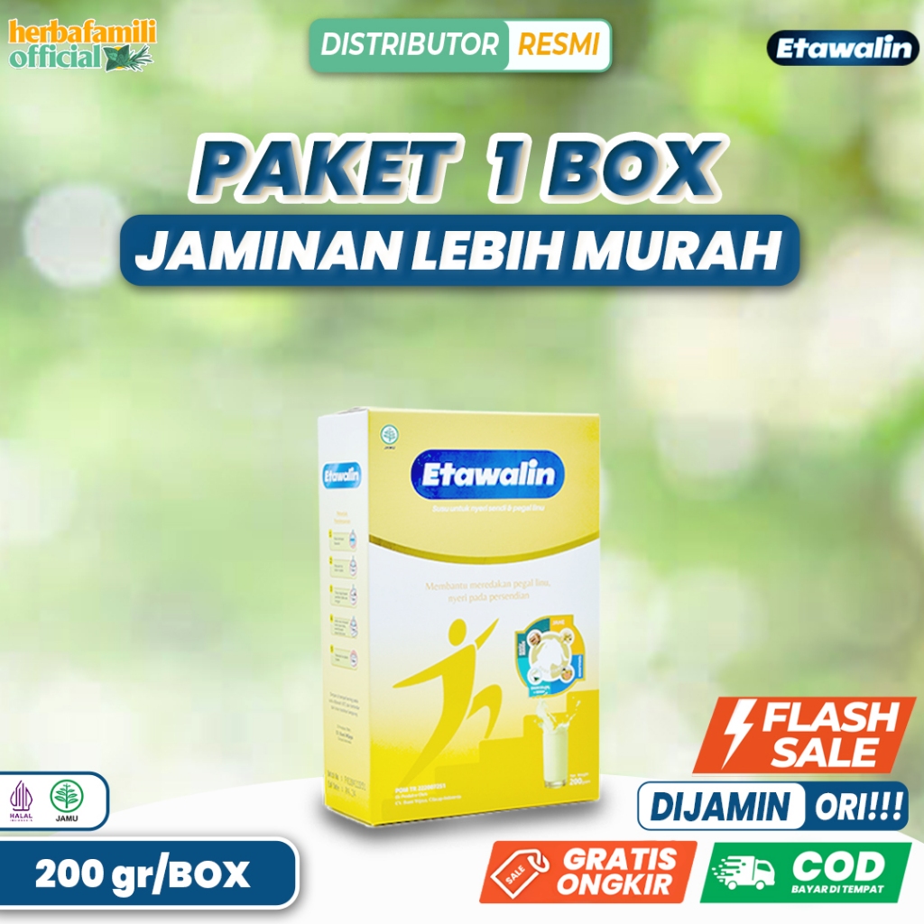 

Etawalin 1 Box 100% Original | Susu Kambing Etawa Bantu Atasi Nyeri Sendi dan Tulang, Sembuhkan Asam Urat Flash Sale