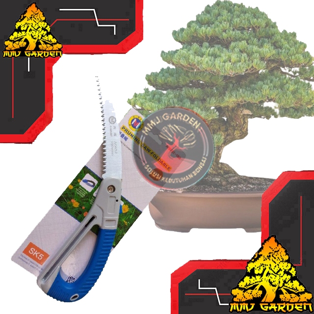 MMJ GARDEN- ALAT BONSAI Gergaji Lipat Super Tajam Bahan SK-5 Original Asli Berkualitas