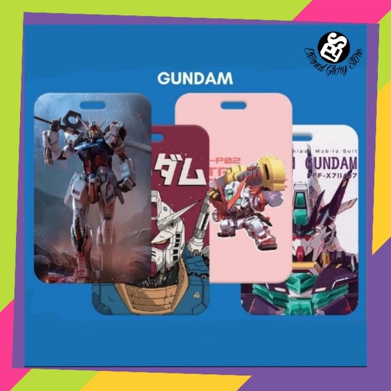 

Name tag mobile suit Gundam tanpa tali / card holder keren / tempat kartu nama bergambar