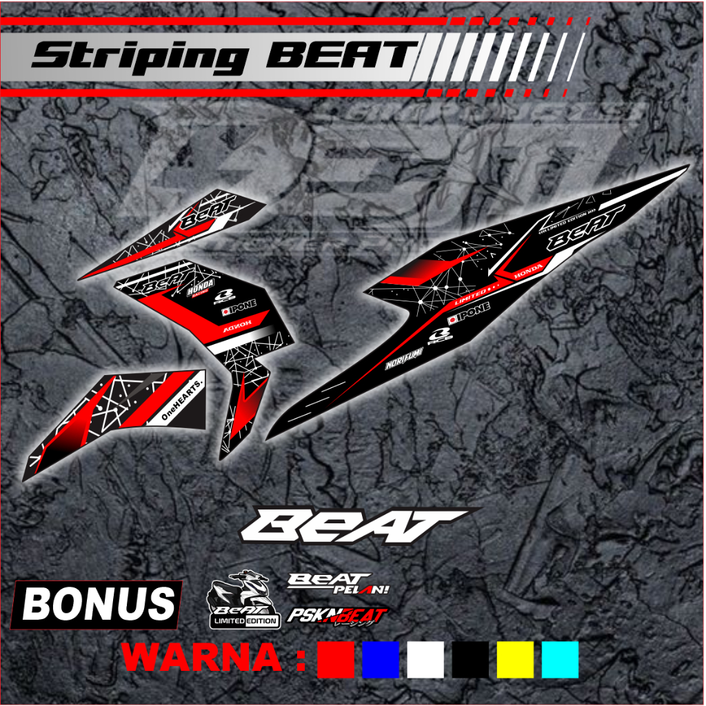 Stiker Honda Beat Deluxe 2022 Variasi Stiker Variasi Terbaik Dan Termurah
