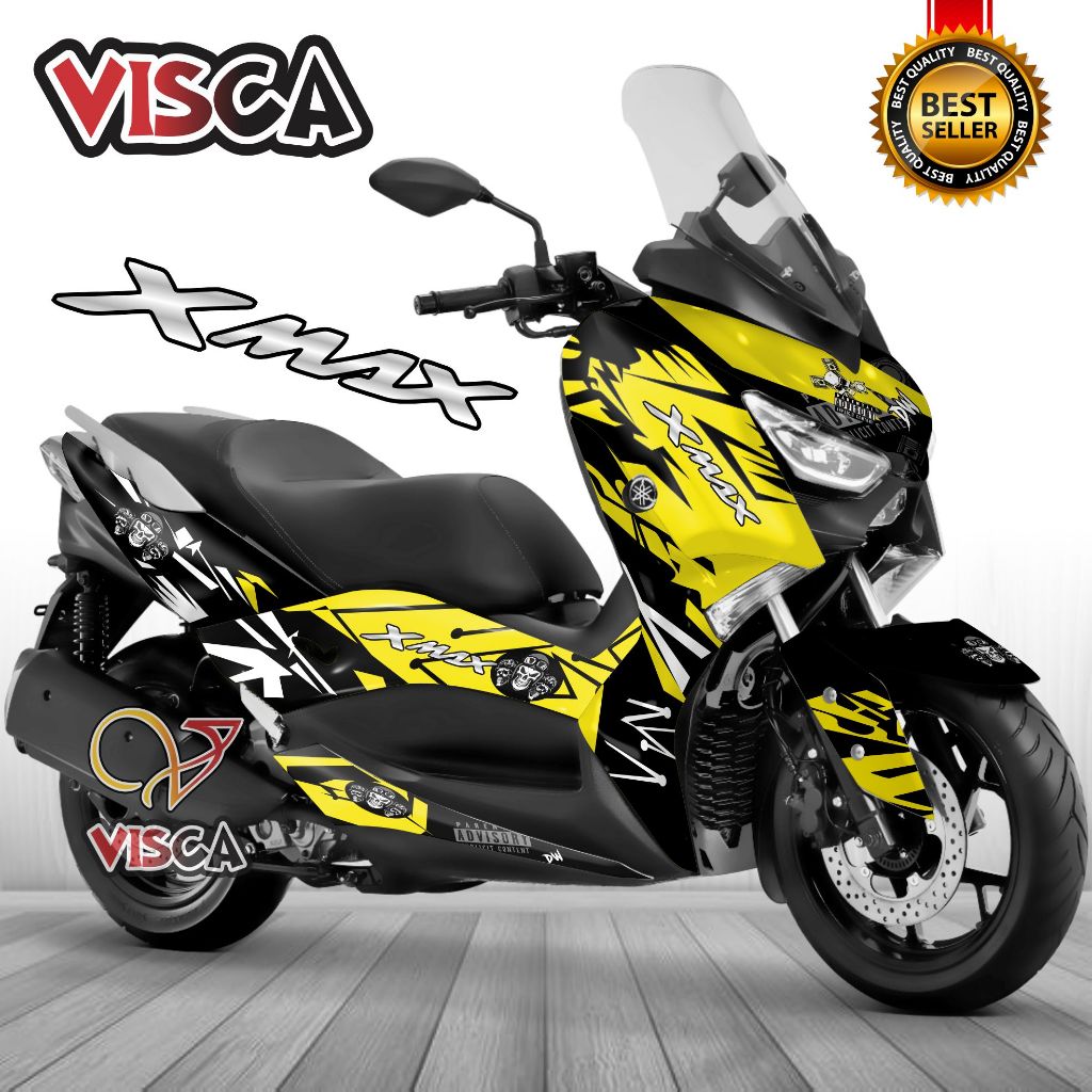 Decal XMAX 250 Full Body Dekal XMAX 250 Stiker XMAX 250 Variasi Full Body Striping XMAX 250 Variasi 