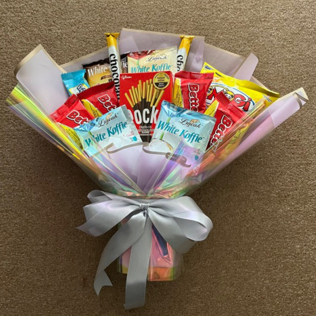 

Bouquet Snack / Hadiah Ulang Tahun / Hadiah Wisuda