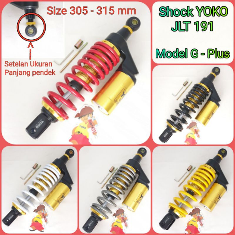 Shockbreaker yoko matic tabung atas JLT 191