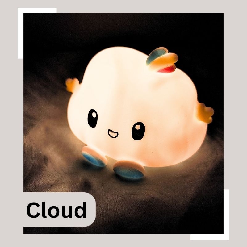 Lampu Awan Lucu / Lampu Tidur Motif Awan / Lampu Awan Warna Warni