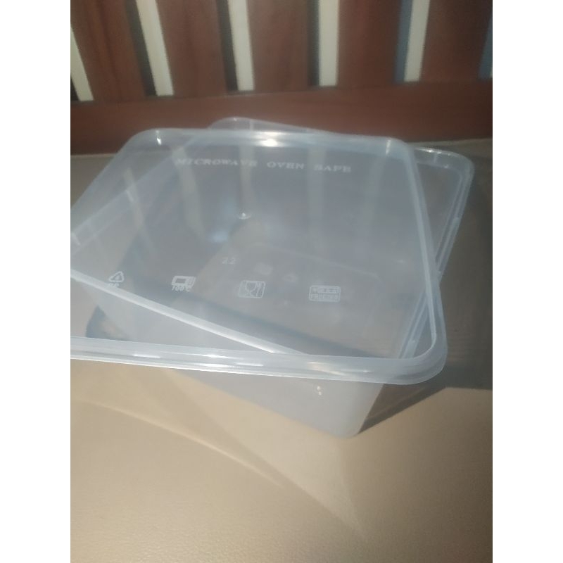 Thinwall 1500ml kotak Merk DM | Kotak Nasi | Kotak kue Basah
