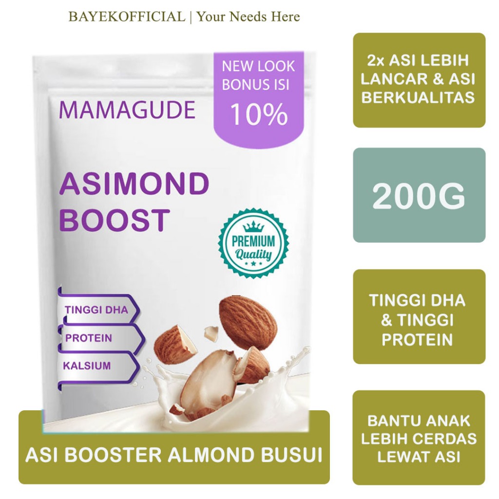 Susu Menyusui Yang Bagus Asi Booster Menyusui Susu Almond Milk Asi Booster Pelancar Asi Boster Menyu