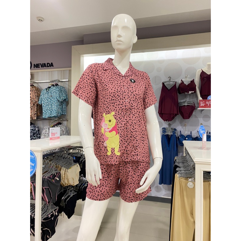 Piyama NEVADA celana pendek barang original matahari S-XL