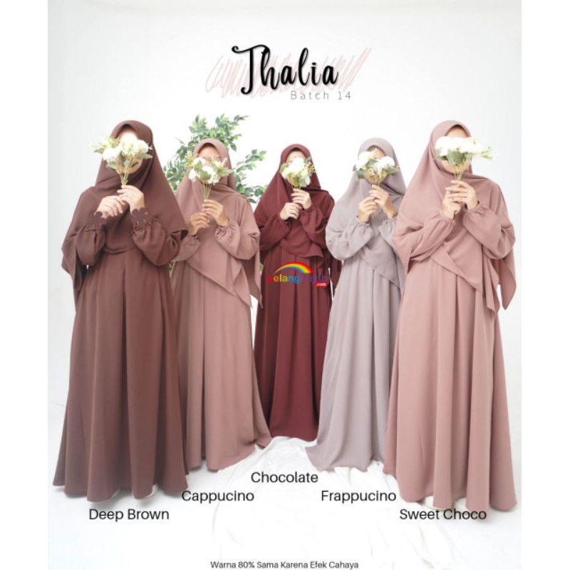 Pelangi Hijab Gamis Wanita Syari Dewasa Remaja Original Jakarta